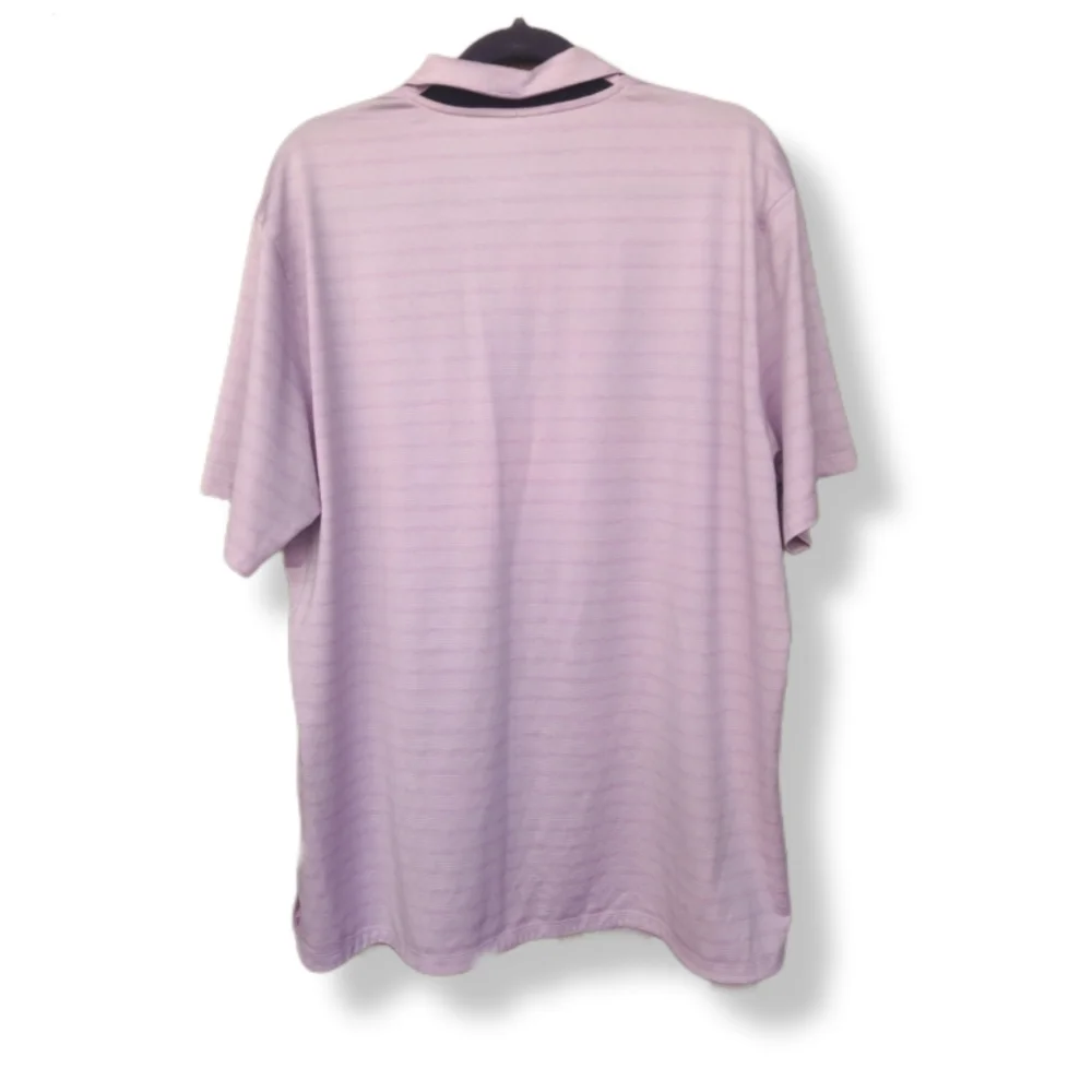 Men's Nike Dri-FIT polo shirt XXL short  sleeve light purple Dri-Fit golf shirt